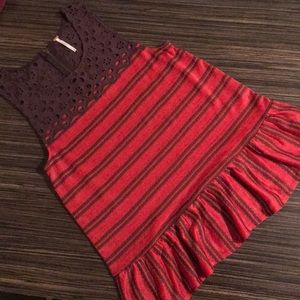 Free People Ruffle Top💛
